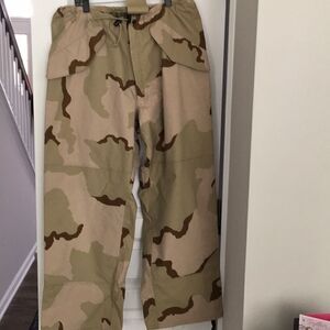 Desert Camouflage Camo waterproof Barrier Pants M
